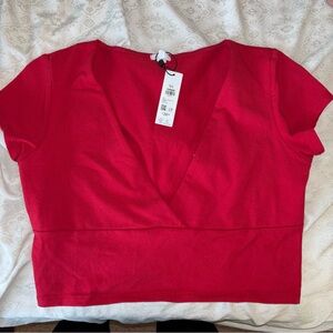 Garage Red Crop Top